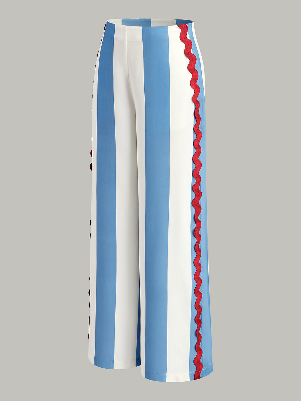 Çizgili Cepli Pantolon