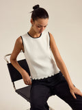 Kontrast Desenli Tank Top
