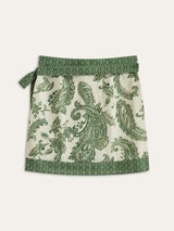 Paisley Desenli Sarma Etek