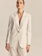 Tencel-Keten Karışımı Blazer