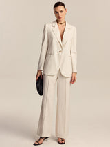Tencel-Keten Karışımı Blazer