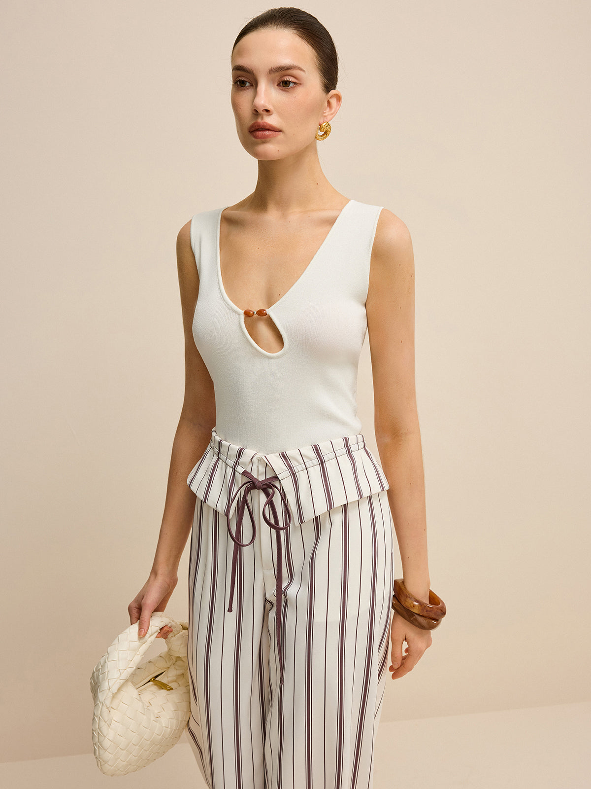 Kesikli Tank Top