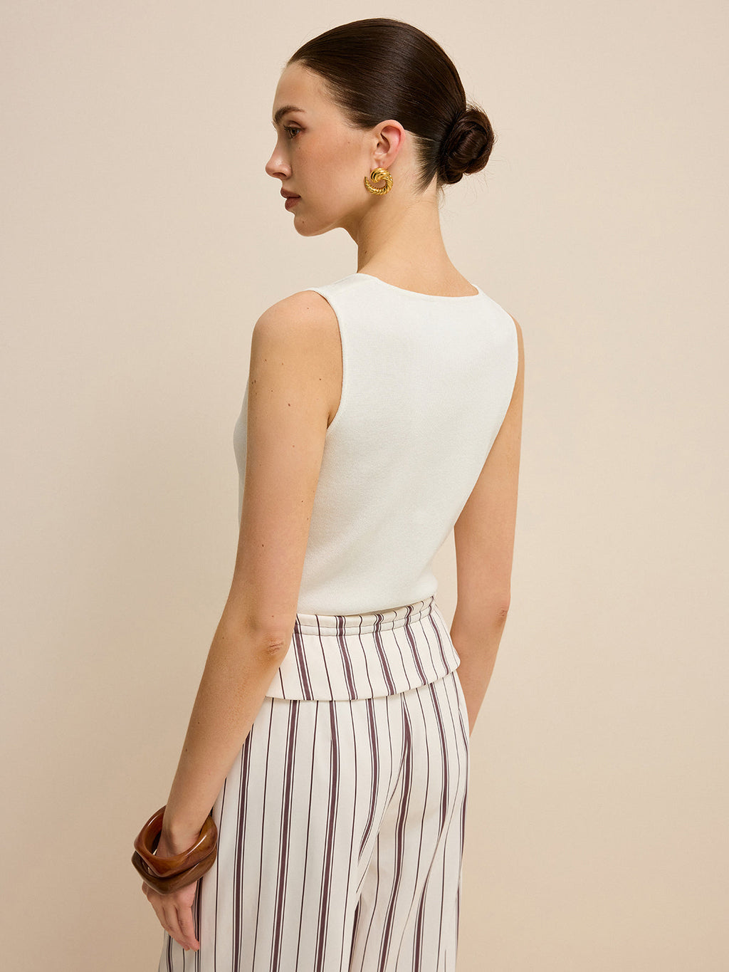 Kesikli Tank Top