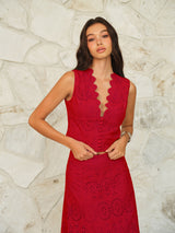 Taraklı Yakalı Önü Düğmeli Ve Delikli Kısa Üst