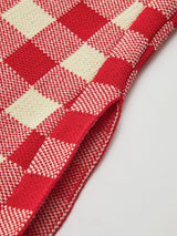 Gingham Desenli Pantolon Takımı