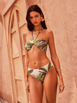 Tropikal Baskılı Bikini Altı