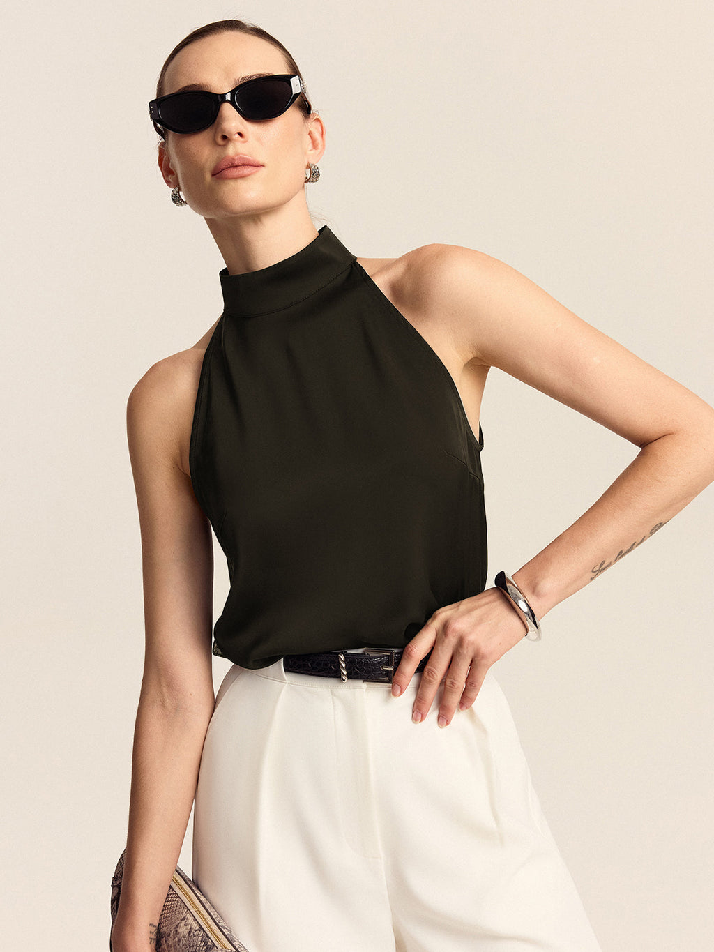 Saten Halter Üst