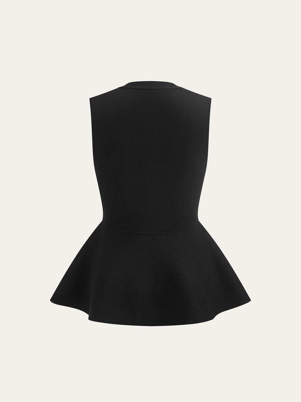 Örme Peplum Yelek Hırka