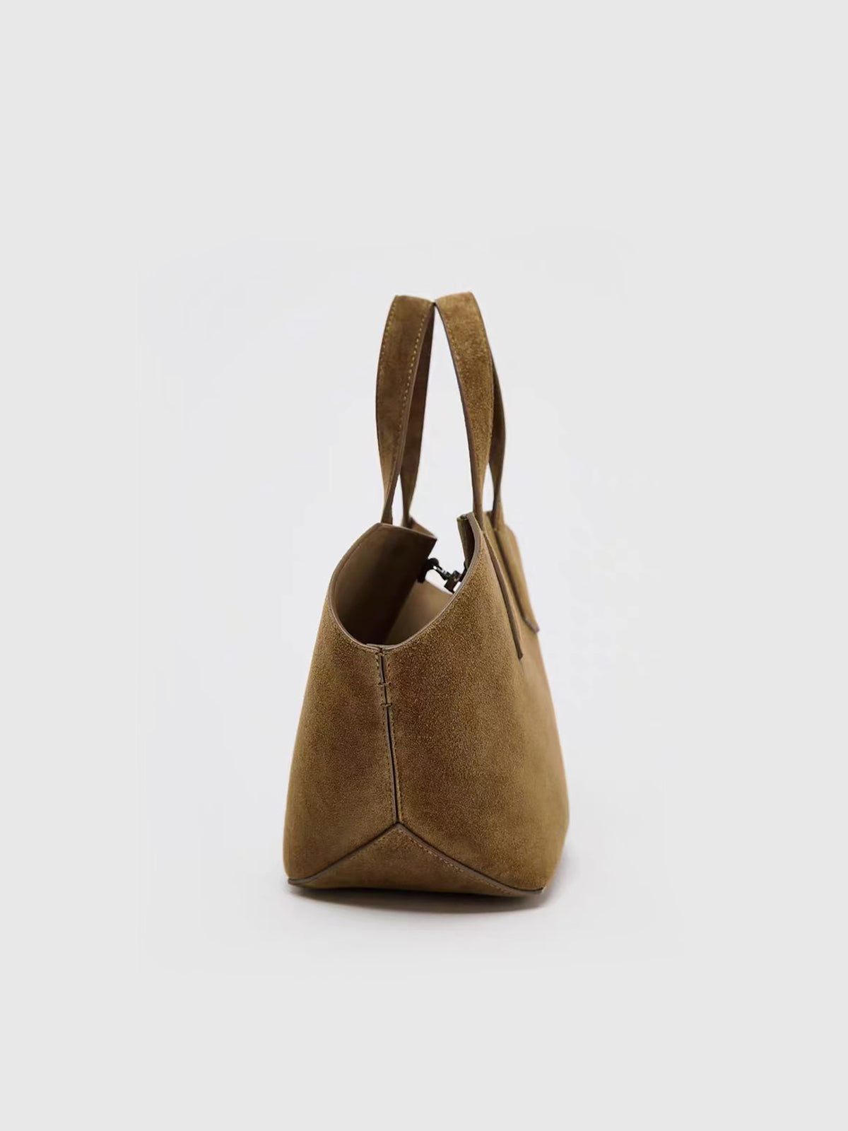 Süet Mini Tote Çanta