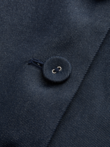 Denim V Yaka Dantelli Midi Elbise