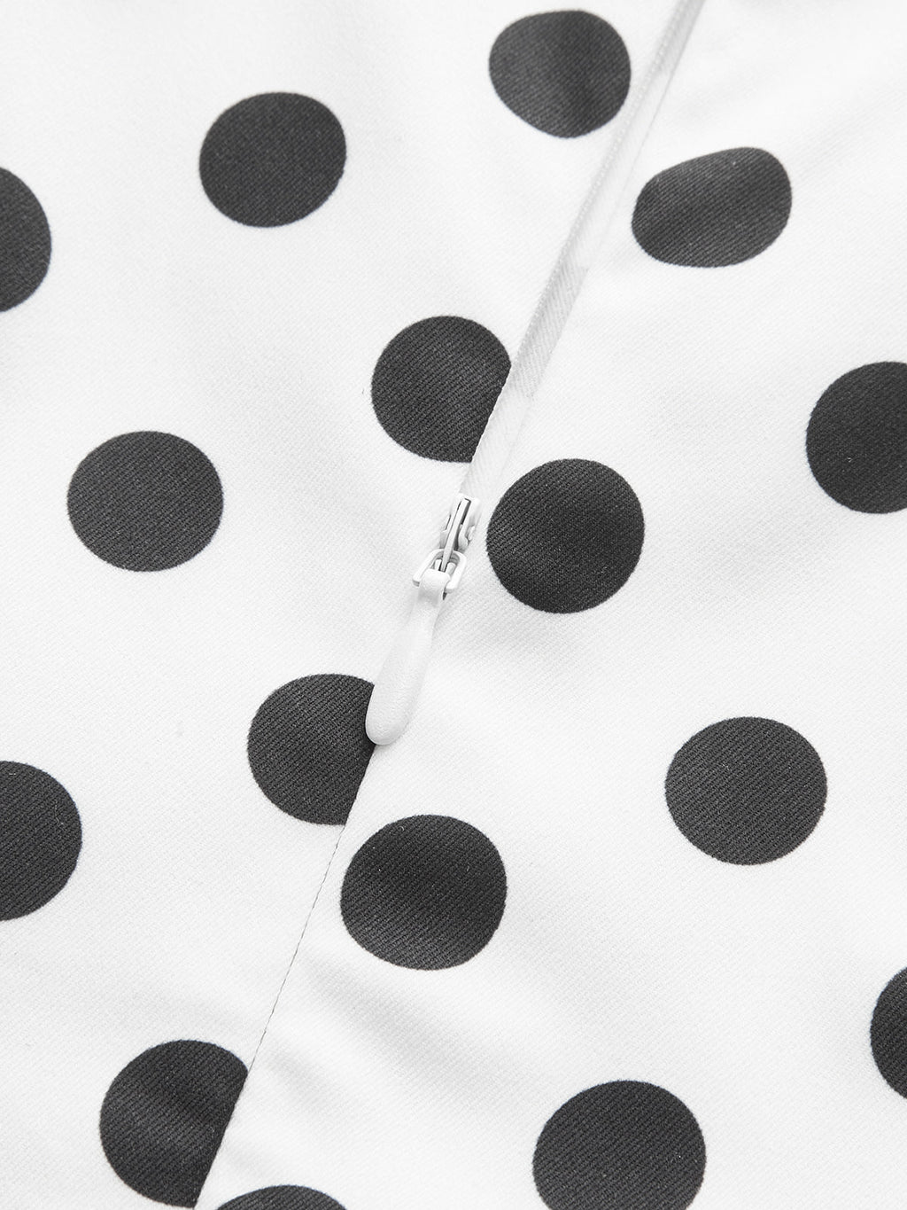 Polka Dot Kolsuz Midi Elbise