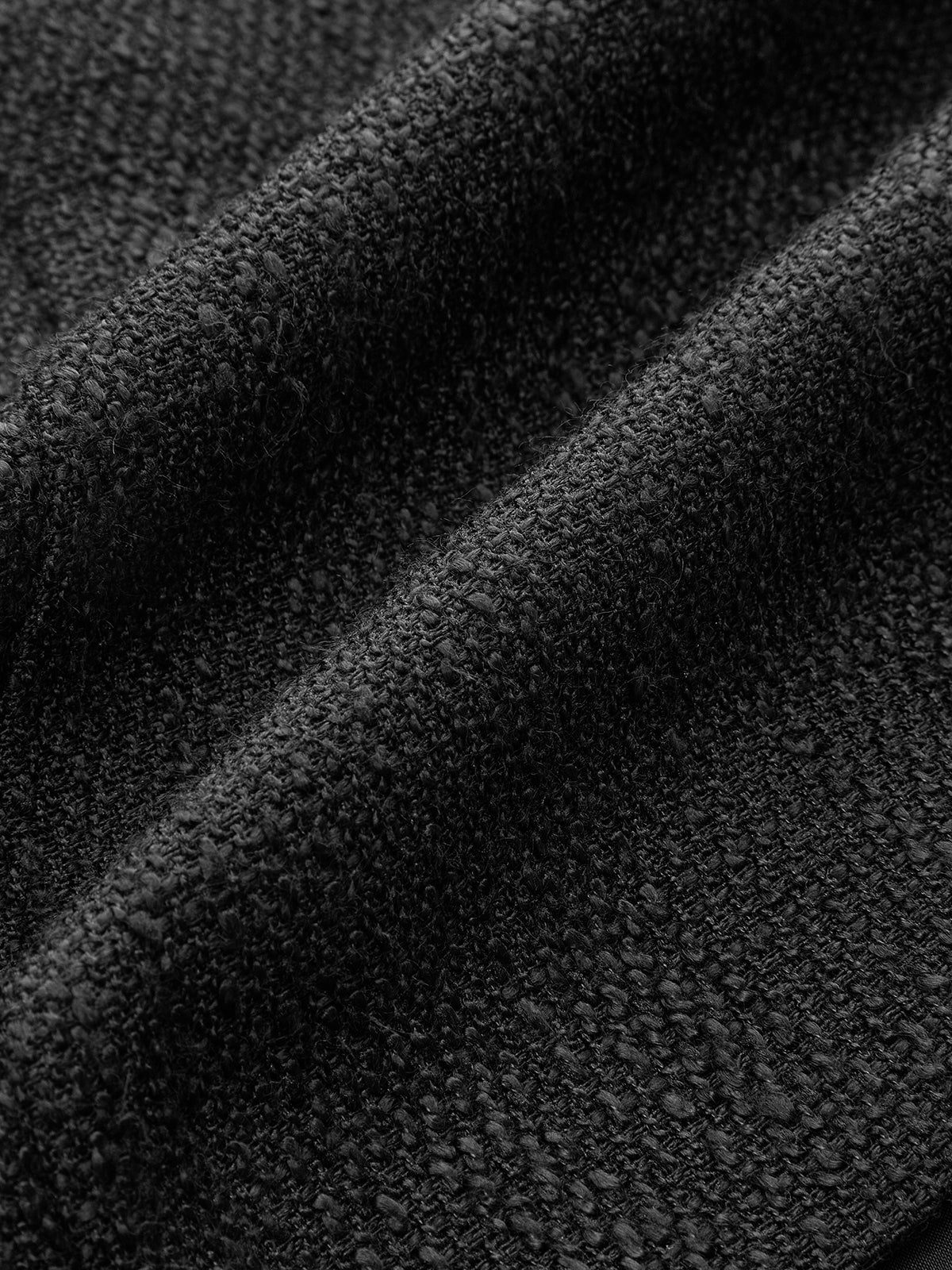 Tweed Kolsuz Düğmeli Mini Elbise