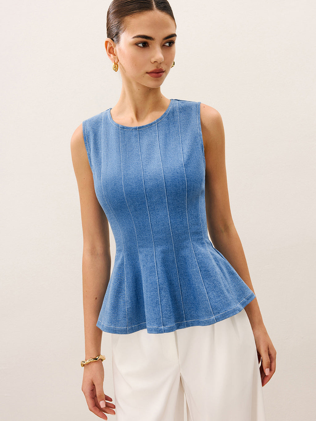 Kot Peplum Üst
