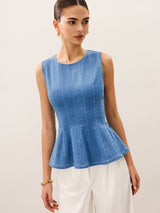 Kot Peplum Üst