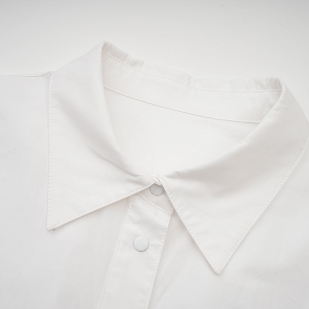 Joan poplin mini elbise