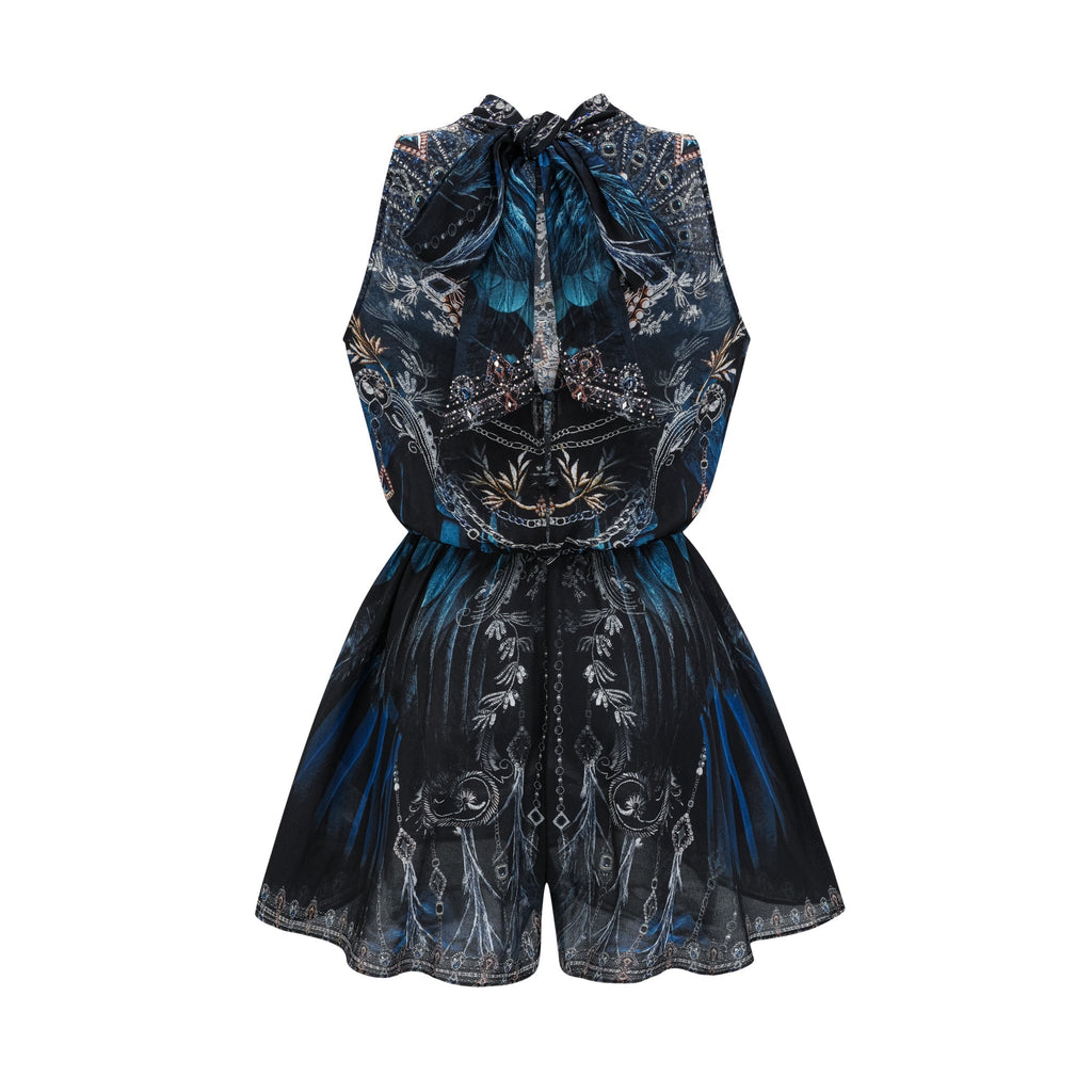 Margaux desenli mini elbise