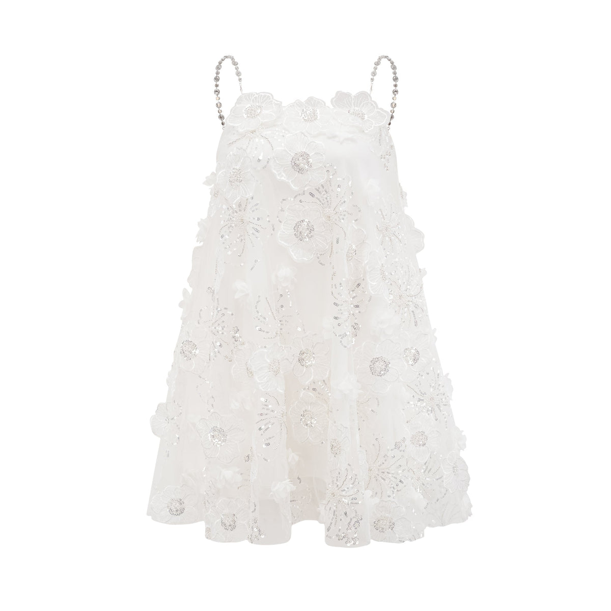 Suzette kristal mini elbise