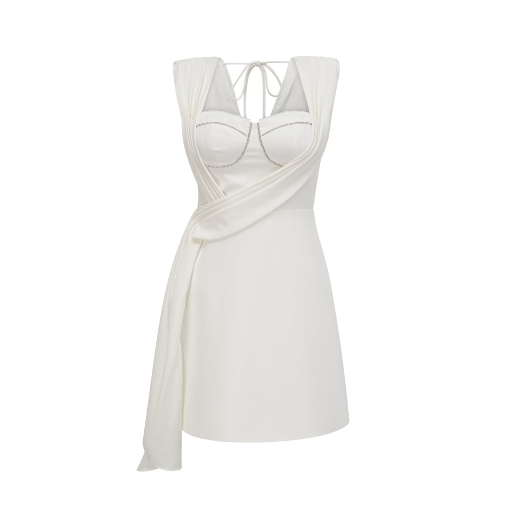 Solange kurdele mini elbise