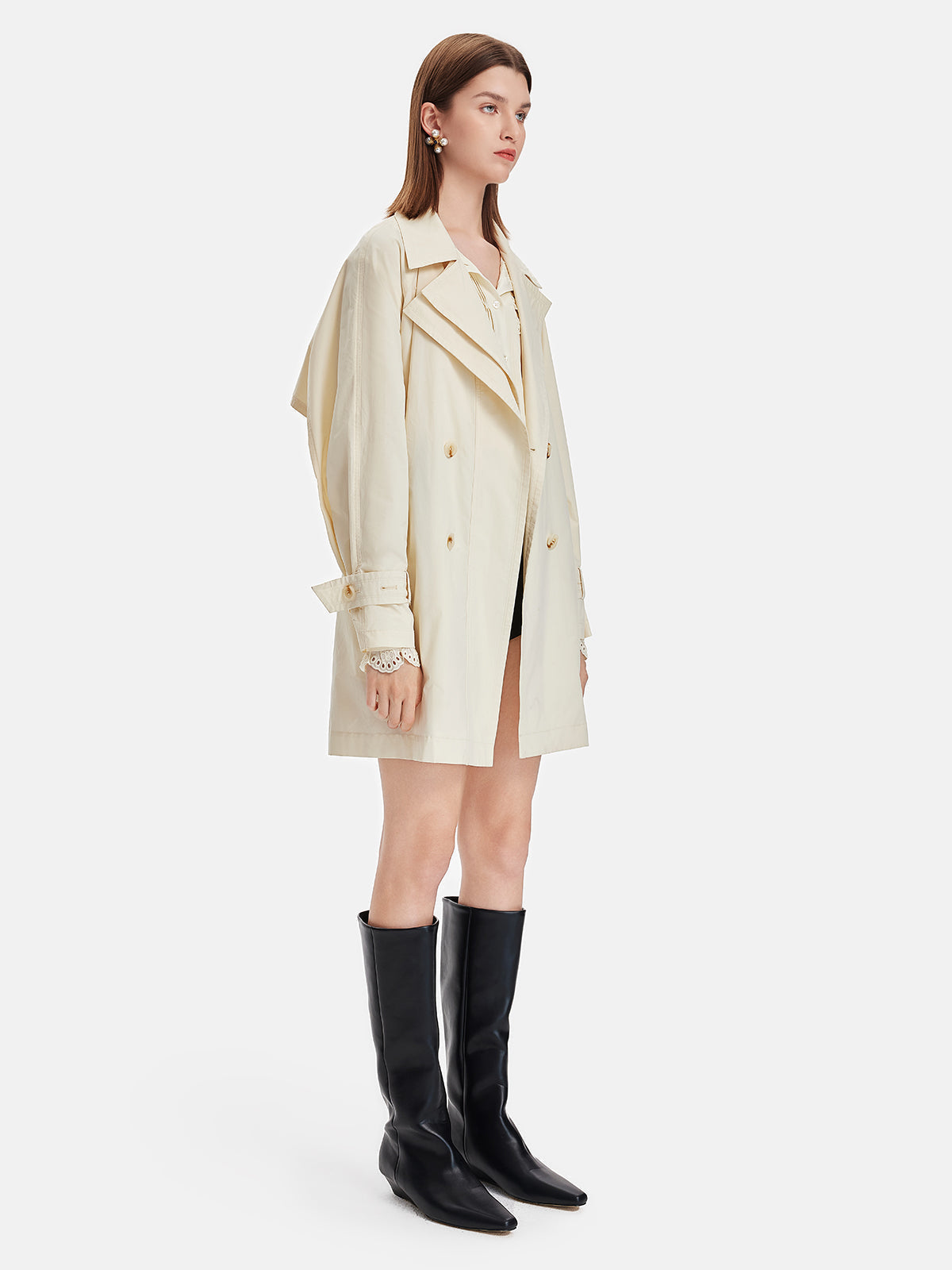 Hafif Minimalist Trençkot