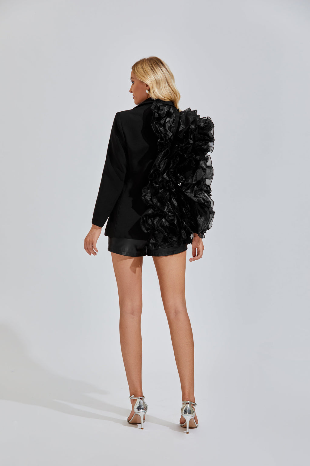 Anaya 3D Siyah Blazer