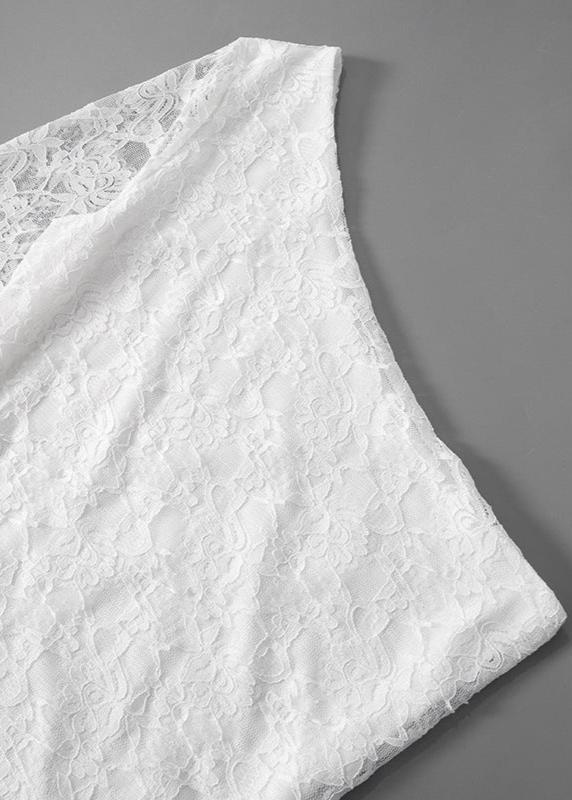Tek Omuz Dantel Fırfırlı Mini Elbise