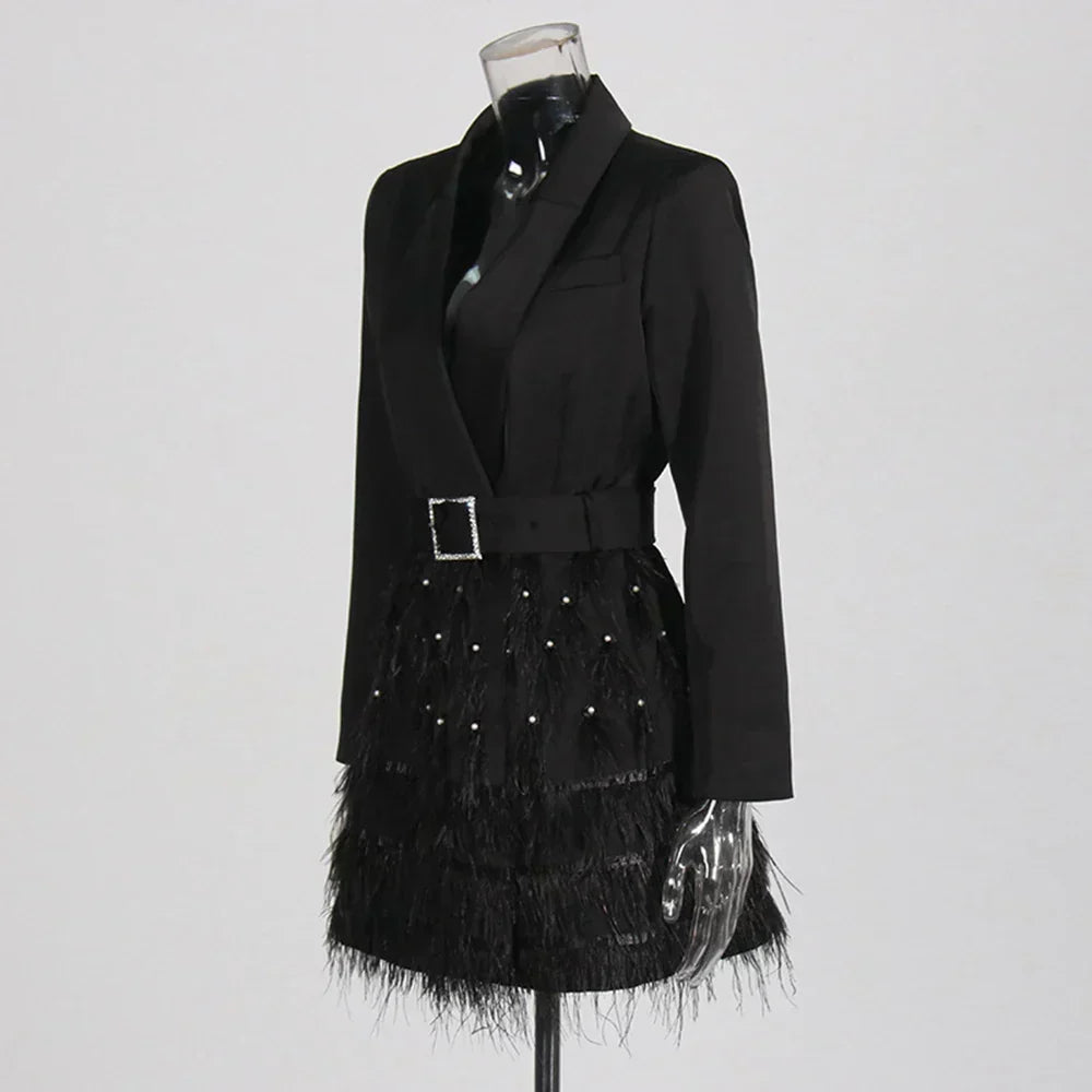 Delicia Blazer Mini Elbise