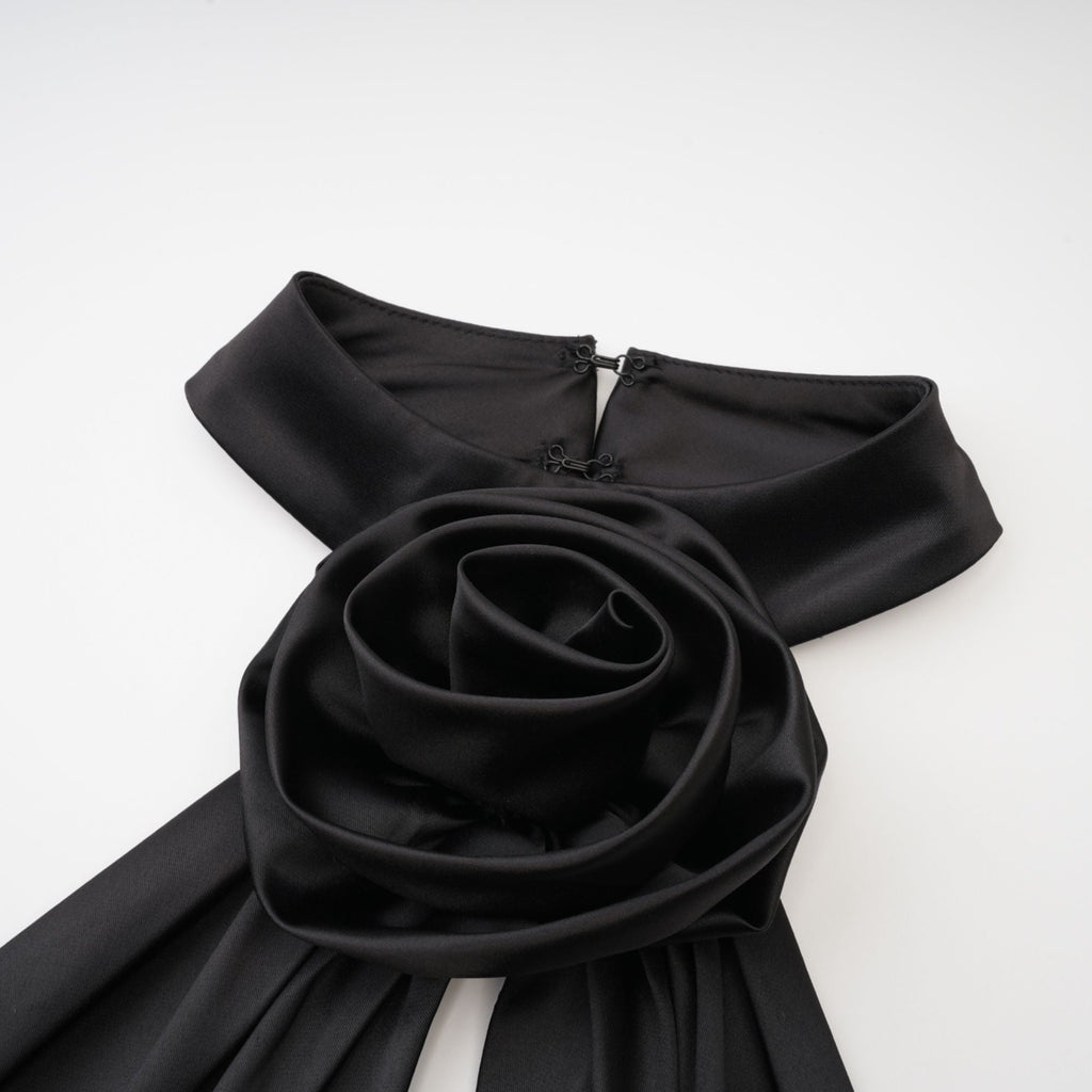Honorine kesim mini elbise