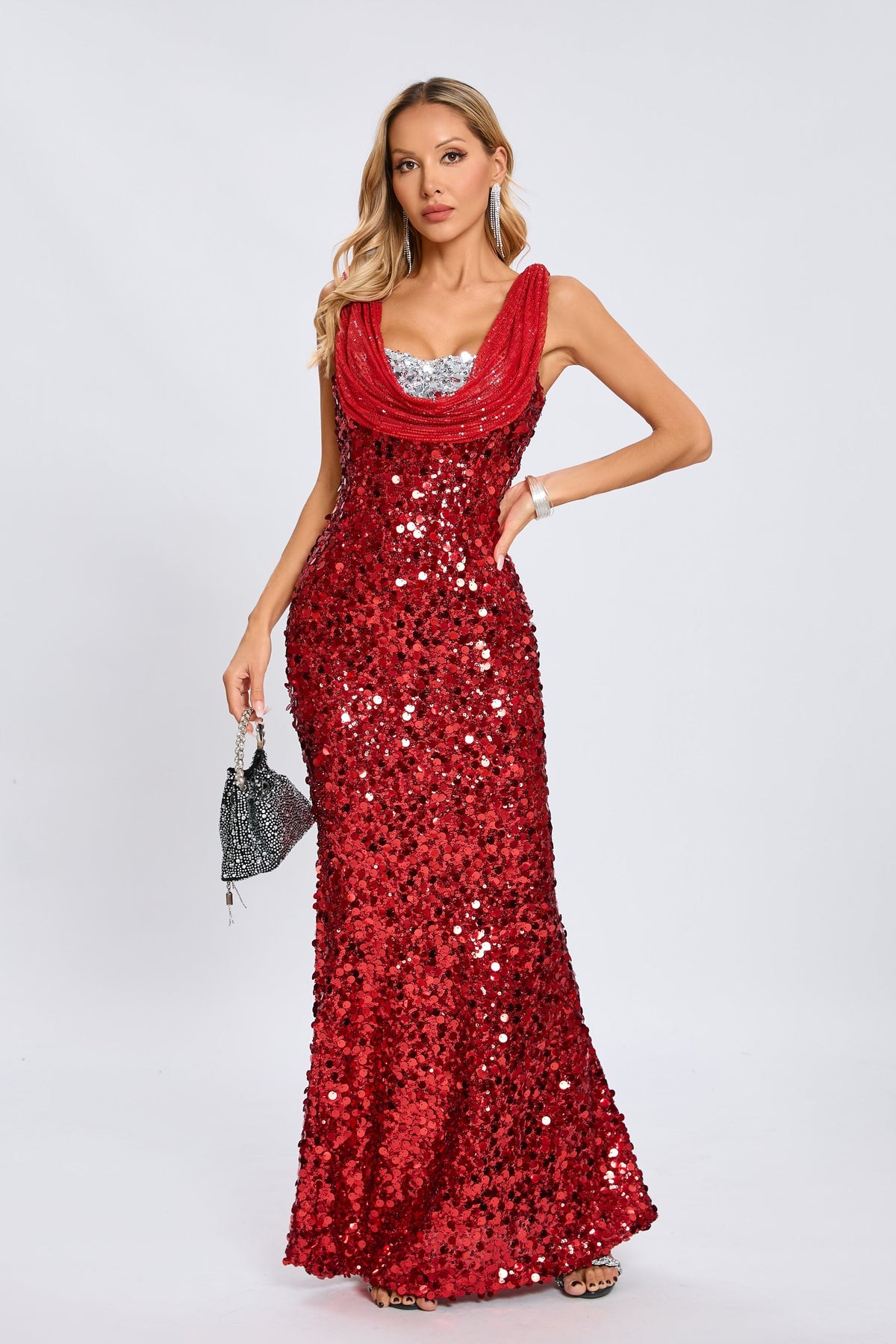 Maisie Ruby Radiance Payet Maxi Elbise