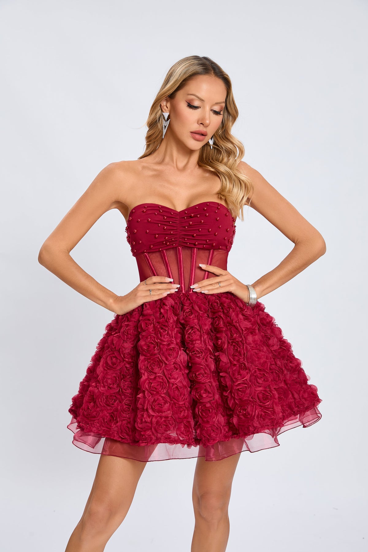 Rachel Bloom Korse Mini Elbise