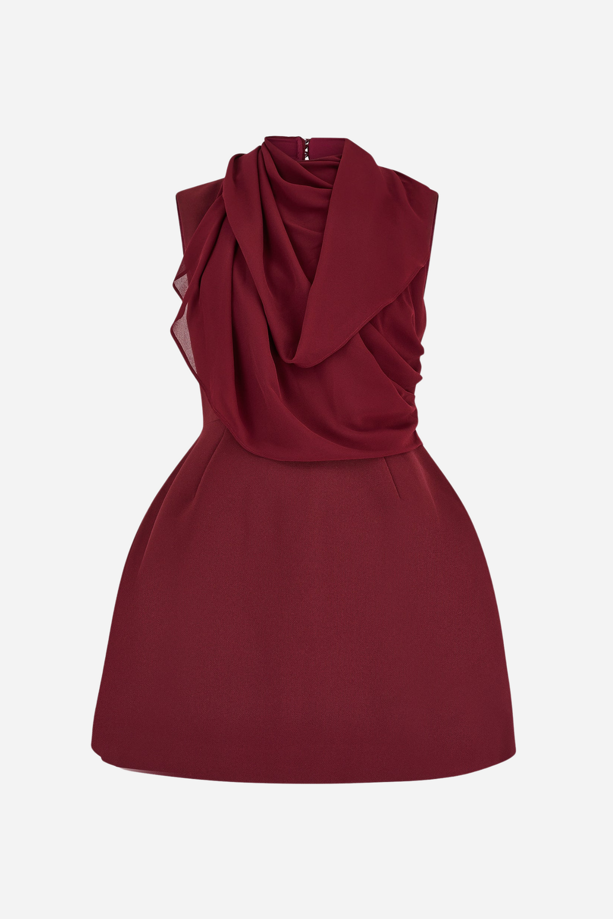 Adora Drapeli Şifon Mini Elbise