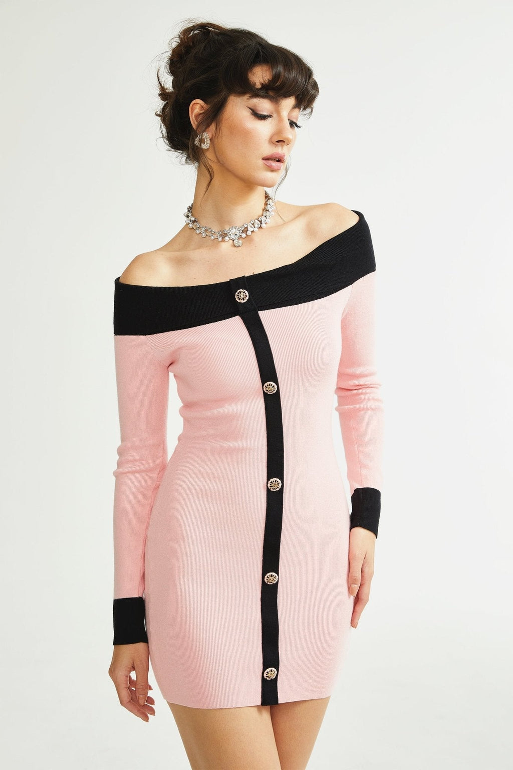Delphine mini elbise
