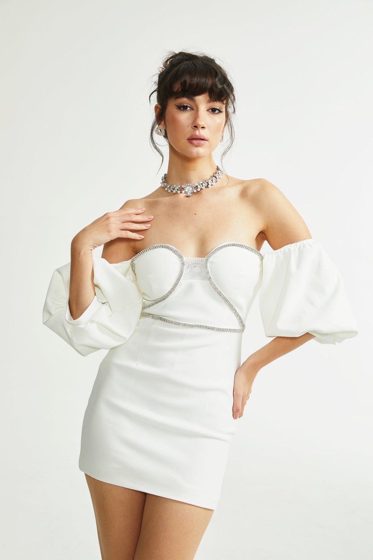 Dorothée mini elbise