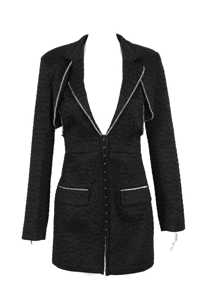 Gloria Diamante Jakarlı İki Parça Mini Blazer Elbise