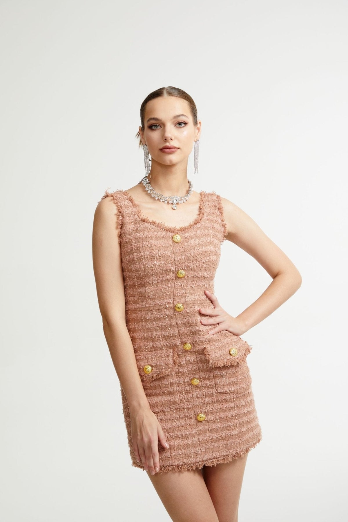 Liane tüvit mini elbise