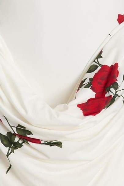 Louise Rose Baskılı Korse Mini Elbise