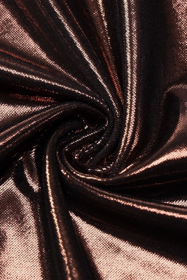 Sharon Cut-Out Metalik Maxi Elbise